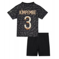 Dětský fotbalový dres Paris Saint-Germain Presnel Kimpembe #3 2023-24 Třetí Krátký Rukáv (+ trenýrky)